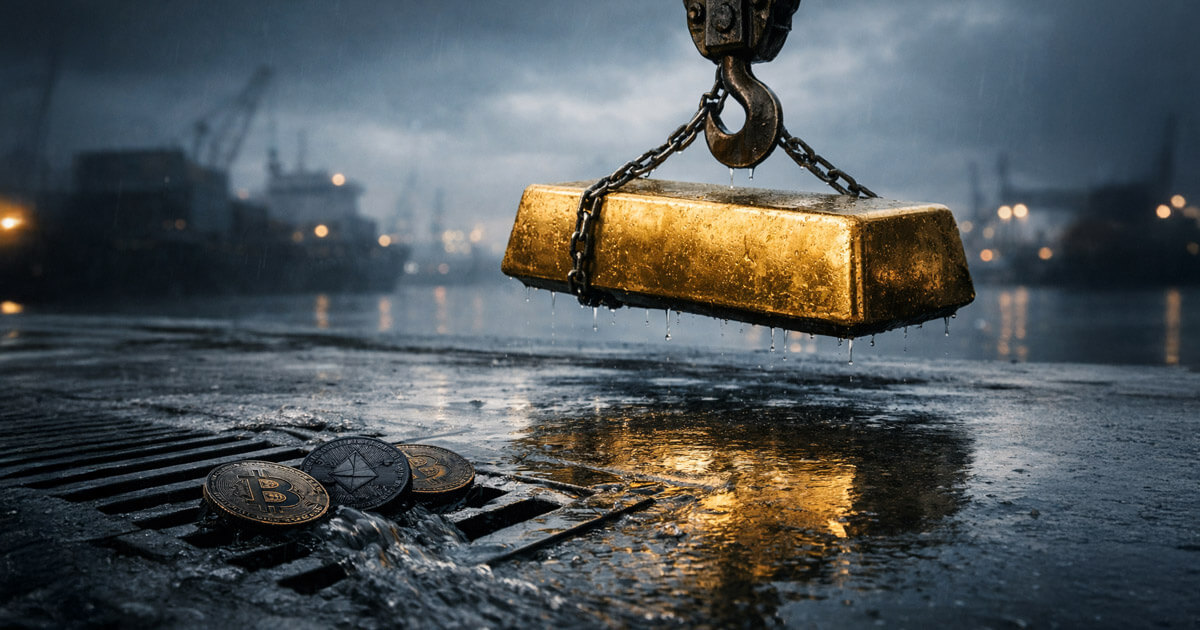 Bitcoin stalls while tokenized gold sees a rise in whale interest