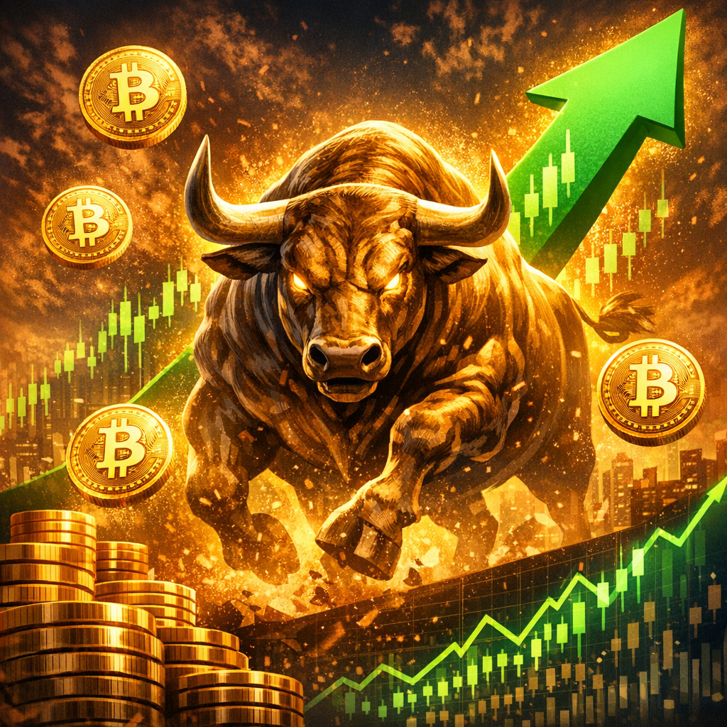 Illustration of bitcoin bull outlook: trends, signals, and investor strategies