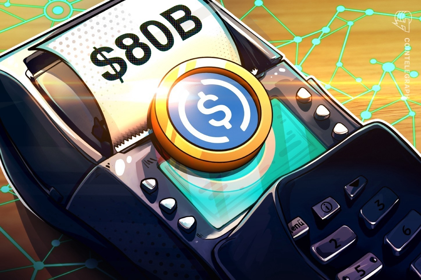 USDC Market Cap Nears $80B as UAE Capital Flight Drives Demand